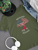 American Grown English Roots T-shirt -SmartPrintsInk Designs