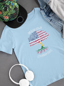 American Grown Lithuanian Roots T-shirt -SmartPrintsInk Designs