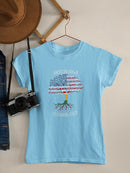 American Grown Lithuanian Roots T-shirt -SmartPrintsInk Designs