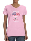 American Grown Lithuanian Roots T-shirt -SmartPrintsInk Designs