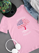 American Grown Monacan Roots T-shirt -SmartPrintsInk Designs