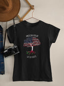 American Grown Welsh Roots T-shirt -SmartPrintsInk Designs