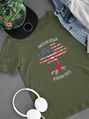 American Grown Georgian Roots T-shirt -SmartPrintsInk Designs