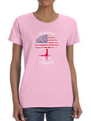 American Grown Georgian Roots T-shirt -SmartPrintsInk Designs