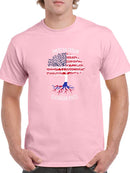 American Grown Slovakian Roots T-shirt -SmartPrintsInk Designs
