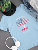 American Grown Polish Roots T-shirt -SmartPrintsInk Designs