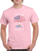 American Grown San Marines Roots T-shirt -SmartPrintsInk Designs
