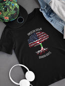 American Grown Iranian Roots T-shirt -SmartPrintsInk Designs