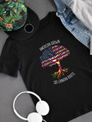 American Grown Sri Lankan Roots T-shirt -SmartPrintsInk Designs
