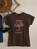 American Grown Sri Lankan Roots T-shirt -SmartPrintsInk Designs