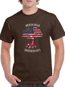 American Grown Singaporean Roots T-shirt -SmartPrintsInk Designs