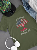 American Grown Singaporean Roots T-shirt -SmartPrintsInk Designs