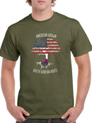 American Grown South Korean Root T-shirt -SmartPrintsInk Designs