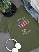 American Grown Maltese Roots T-shirt -SmartPrintsInk Designs