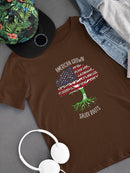 American Grown Saudi Roots T-shirt -SmartPrintsInk Designs