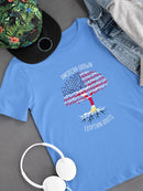 American Grown Egyptian Roots T-shirt -SmartPrintsInk Designs