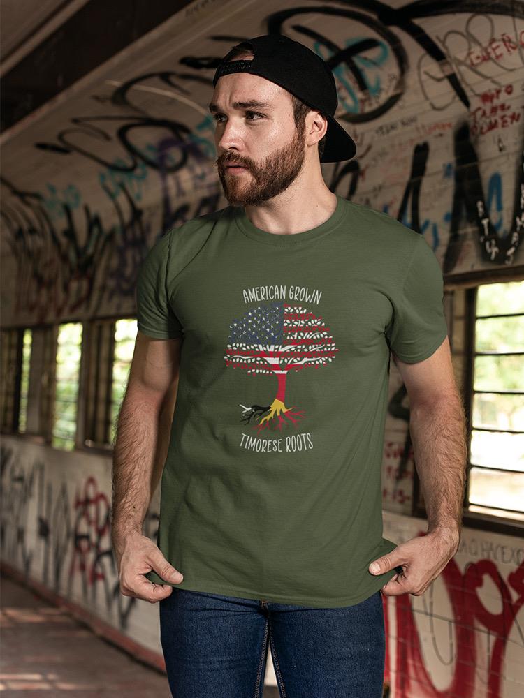 American Grown Timorese Roots T-shirt -SmartPrintsInk Designs