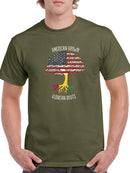 American Grown Guinean Roots T-shirt -SmartPrintsInk Designs