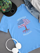 American Grown Moroccan Roots T-shirt -SmartPrintsInk Designs