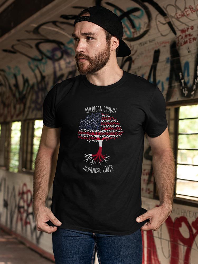 American Grown Japanese Roots T-shirt -SmartPrintsInk Designs