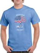 American Grown Israeli Roots T-shirt -SmartPrintsInk Designs