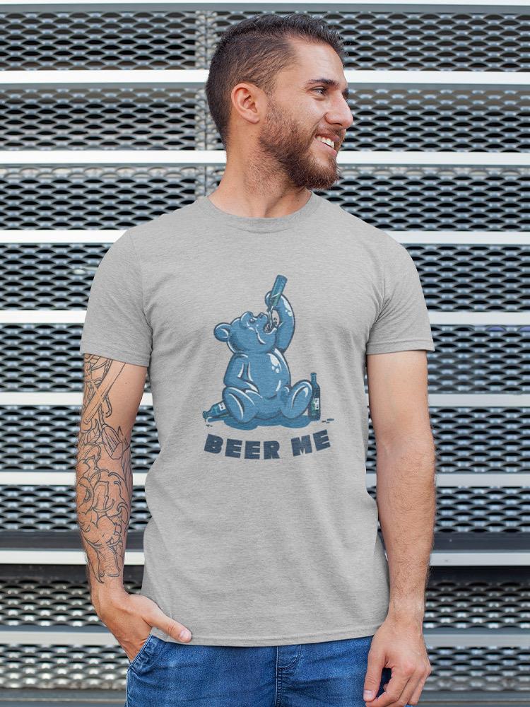 Beer Me Bear T-shirt -SmartPrintsInk Designs
