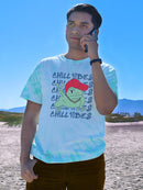 Chill Vibes Frog Tie Dye Tee -SmartPrintsInk Designs