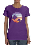 Summer Paradise Chill Sign T-shirt -SmartPrintsInk Designs