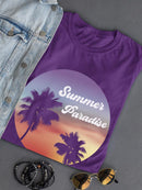 Summer Paradise Chill Sign T-shirt -SmartPrintsInk Designs
