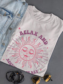 Relax Accept Crazy T-shirt -SmartPrintsInk Designs