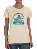 Namaste Six Feet Away Pony T-shirt -SmartPrintsInk Designs