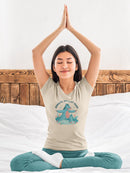 Namaste Six Feet Away Pony T-shirt -SmartPrintsInk Designs