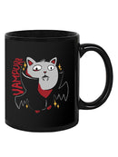 Vampurr Vampire Cat Mug -SmartPrintsInk Designs