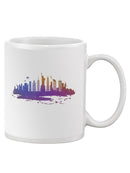 Watercolor New York Landscape Mug -SmartPrintsInk Designs