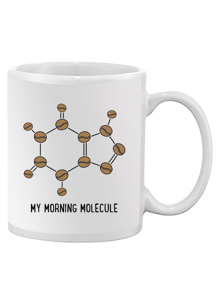Morning Molecule Caffeine Mug -SmartPrintsInk Designs