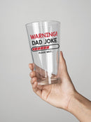 Dad Joke Loading Pint Glass -SmartPrintsInk Designs
