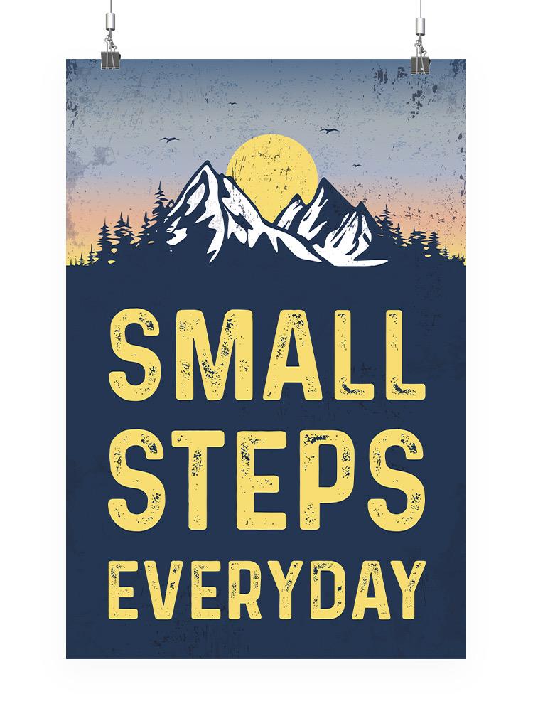 Small Steps Everyday Wall Art -SmartPrintsInk Designs