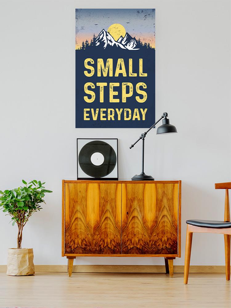 Small Steps Everyday Wall Art -SmartPrintsInk Designs