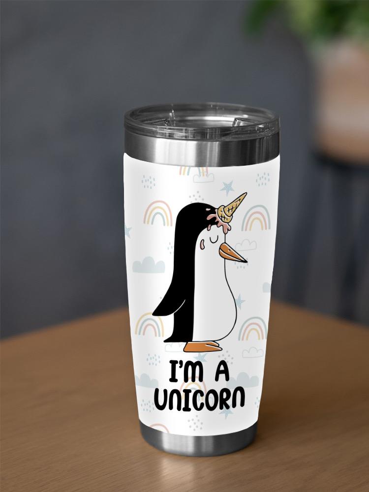 Unicorn Penguin Tumbler -SmartPrintsInk Designs