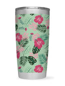 Tropical Nature Hibiscus Tumbler -SmartPrintsInk Designs