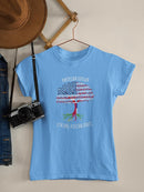 American Grown C.african Roots T-shirt -SmartPrintsInk Designs