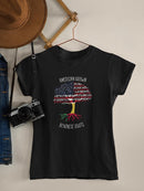 American Grown Beninese Roots T-shirt -SmartPrintsInk Designs