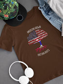 American Grown Haitian Roots T-shirt -SmartPrintsInk Designs