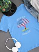 American Grown Ghanaian Roots T-shirt -SmartPrintsInk Designs