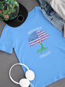 American Grown Libyan Roots T-shirt -SmartPrintsInk Designs