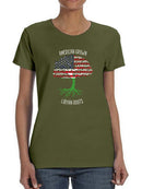 American Grown Libyan Roots T-shirt -SmartPrintsInk Designs