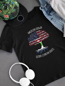 American Grown Sierra Leona Root T-shirt -SmartPrintsInk Designs