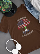 American Grown Sierra Leona Root T-shirt -SmartPrintsInk Designs