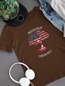 American Grown Tunisian Roots T-shirt -SmartPrintsInk Designs
