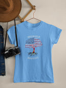 American Grown Angolan Roots T-shirt -SmartPrintsInk Designs